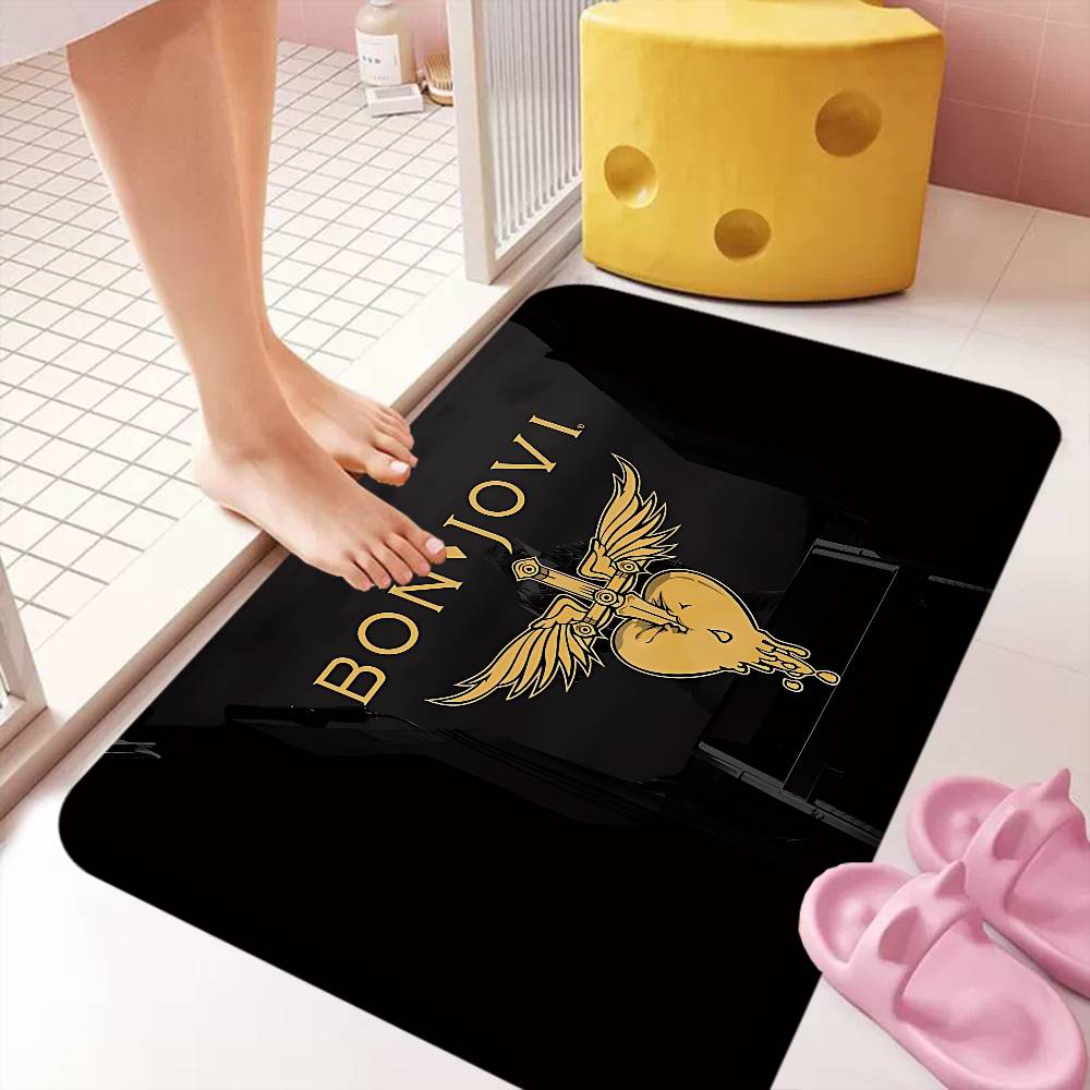 B-BonS Logo J-Jovi Kitchen Mat Kids Room Bedroom Decoration Balcony Anti-Slip Doormat Living Room Alfombra