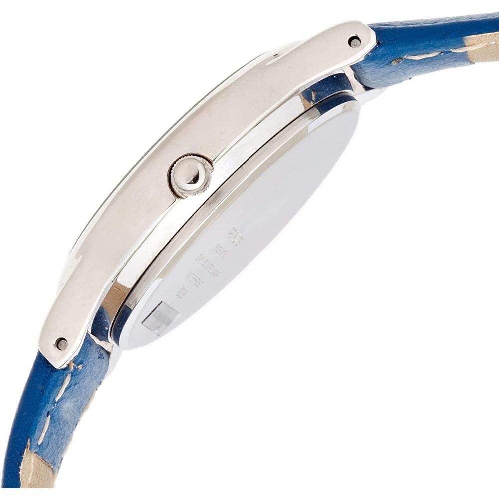 [Citizen Q&Q] Analog Snoopy Su Geçirmez Deri Kayış AA95-9853 Kadın Mavi