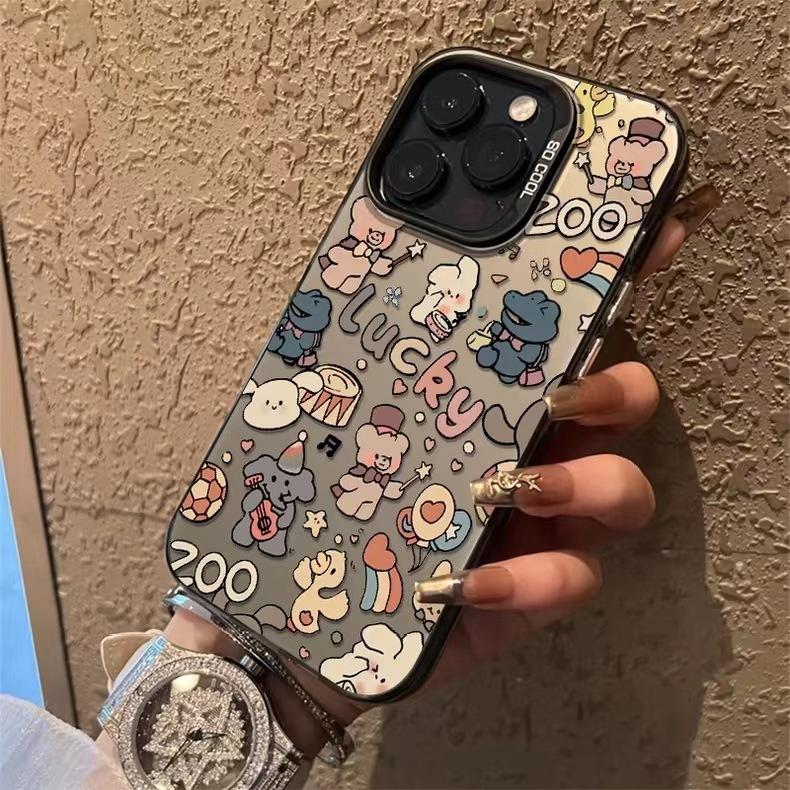Animal Party Suitable for Apple 15 Mobile Phone Case 14plus New 13pro Silicone 11promax Anti-drop 16PRO