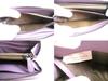 Authentic BOTTEGA VENETA Intrecciato Butterfly Motif Purple Leather Round Zip Wallet #a423  Refurbished