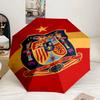 Spain Football Crest Umbrella 8-Frame for Travel, camping, Casual Lightweight Portable Umbrella, Essential for every family Holidays Gift