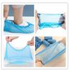 100pcs Disposable Waterproof PE Shoe Covers – Non-Slip, Lightweight Foot Protectors for Indoor Use, Home, Office or Clean Rooms