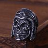 Anelli a Teschio Gotici Multistile per Uomo Acciaio Inossidabile Biker Motociclista Gioielli Anello Festa di Halloween Dropshipping