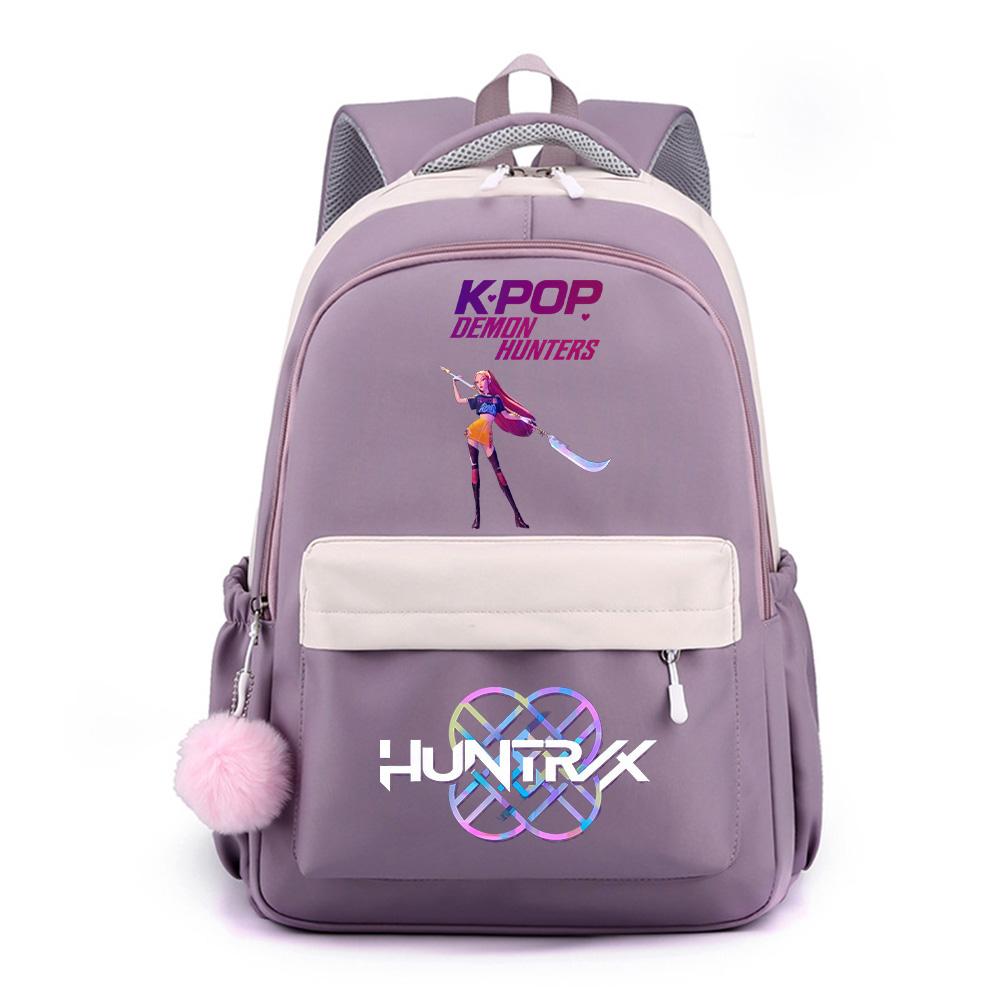 Niedlicher Cartoon K-Pop bedruckter Rucksack für Teenager Schüler Mädchen Junge Schultasche Buchtasche Kindergeschenk Damen Große Kapazität Wasserdichte Reisetasche Rucksack