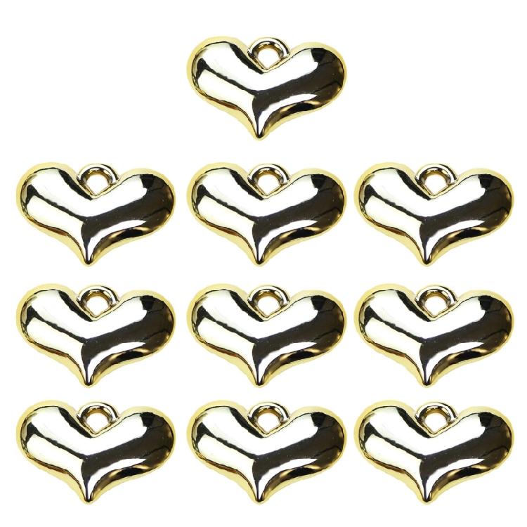 Versatile Heart Shaped Pendants Keychains Bracelet Accessories Jewelry Supplies