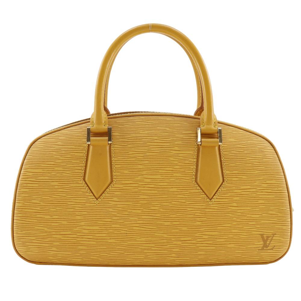 Louis Vuitton Jasmin Handbag M52089 Tassiri Yellow Yellow Epi Leather Women Used