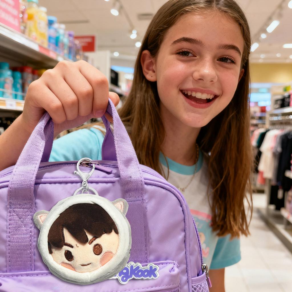 Plush Doll Keychains, Cute Plush Gifts And Idol- Gifts Are Hung Keys, Schoolbags And Cards