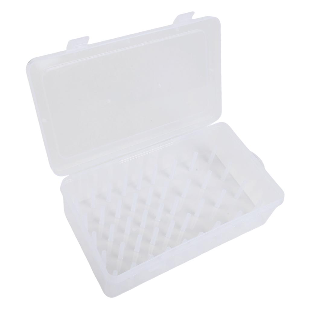 Plastic Bobbin Box Sewing Bobbins Threads Storage Sorting Case Organizer Earring Box For Jewelry Rectangle Box Case