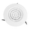 Round Air Vent Louver ABS 75mm Rotation Round Vent External Grille for Bathroom and Kitchen