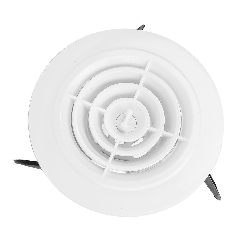 Round Air Vent Louver ABS 75mm Rotation Round Vent External Grille for Bathroom and Kitchen