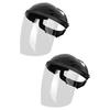 Welding Face Mask Adjustable PVC Protector Full Face Hood Anti Shock Dustproof Helmet for Welding Worksite