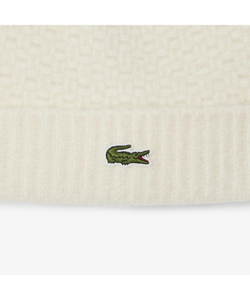 LACOSTE Men'S Iconic Knit Wool Beanie Rb8203-55N Xfj