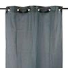 Carbon Grey Cotton Eyelet Voile 105x250