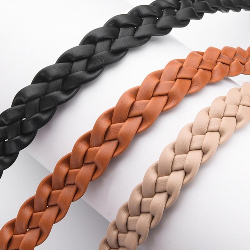Braided Traditional Waist Chain Belt for Women Prom Banquet Club Party Hot Girl Simple Elegant Woven Belt