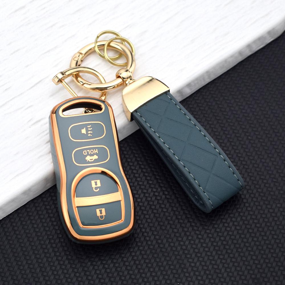 3/4 Buttons Car Key Fob Case for Nissan Sentra Armada 350Z Altima Maxima For Infiniti FX35 EX35 FX45 QX56 G35 M45 I35 Keychain