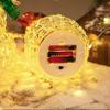 Handicraft Snowman Nightlight Cute Miniature Figurine Sculptures Glowing Snowman Statue  New Year