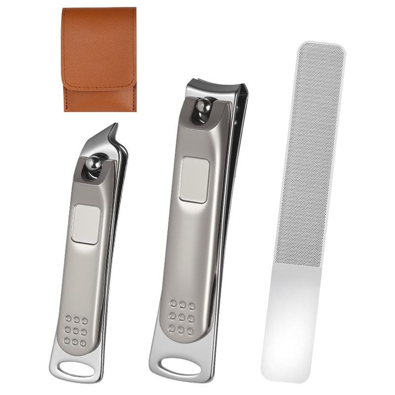 Stainless Steel Portable High-quality Nail Clipper Set, Nail Clippers Household 4-piece Set, Ear Spoon Nail Clipper Set