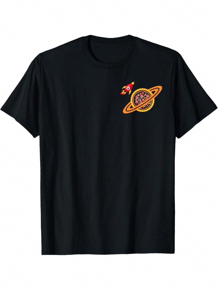

Pizza Planet With Ketchup Rocket Unisex T-Shirt L