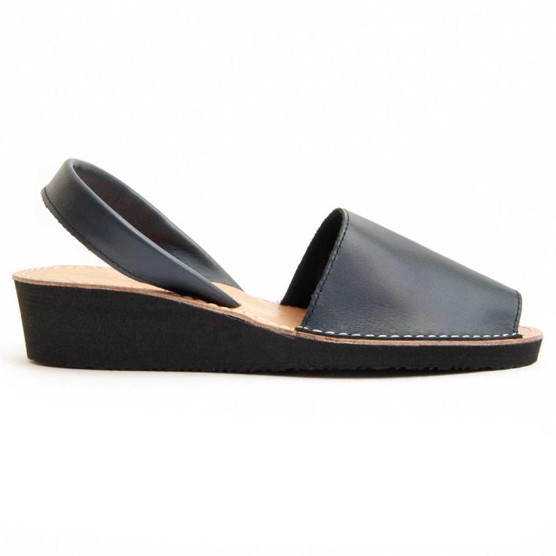 Sandalia De Piel Para Mujer.  Purapiel  Ibisc24  95719