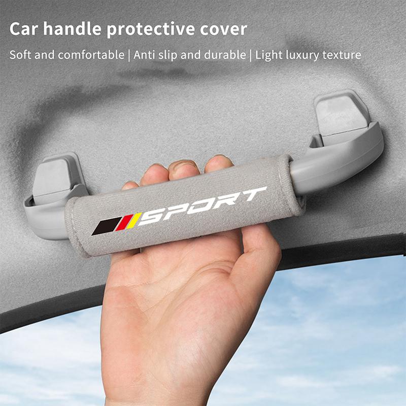 1 Pcs Fluff Car Roof Door Handle Protector Car Armrest Cover, Fit For Vehicle Use Can Be Freely Matched To Decorate Your Car