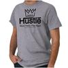 Black Heritage Work Hard Play Hard Hustle Womens or Mens Crewneck T Shirt Tee