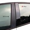 Glossy Black Car Window Pillar Post Sticker Decor Trim Film Fit For Honda Accord 2008-2012
