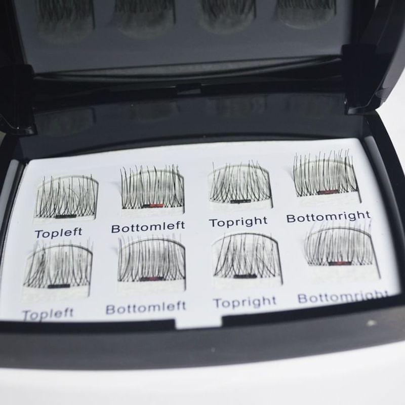 Lactacia - Magnetic Multipack False Eyelashes with Mirror Case (Various Designs)