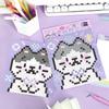 Xin's Lover Magic Beading Bubu Boom Island: Cute Animal Pixel Stickers Series