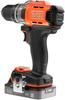 Дрель-шуруповёрт Black & Decker BCD382D1XBCD382D1XK QW With 1x2.0Ah Battery And Charger And Case