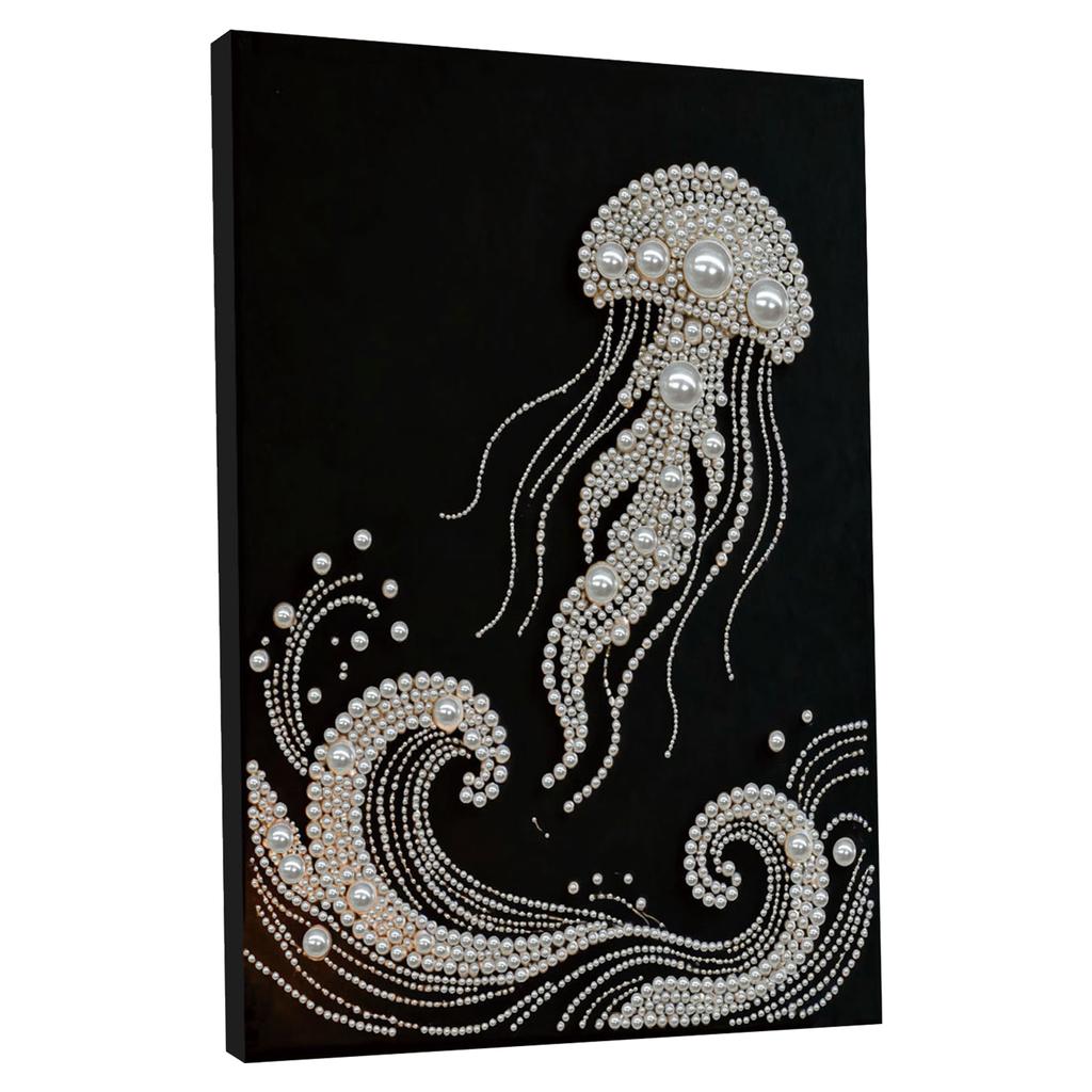 DIY Pearl Painting Kit for Adults/Beginners Gift Home Decor Pearl Gem Paintings Picture Arts Craft With Frame 30x40cm