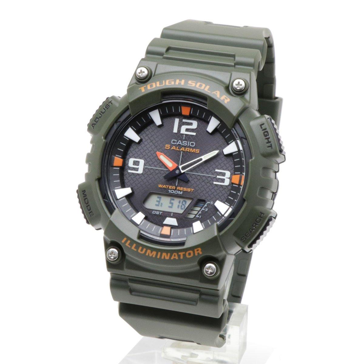 

Casio Watch Sports Tough Solar Ana-Digi Khaki Men s AQ-S810W-3A