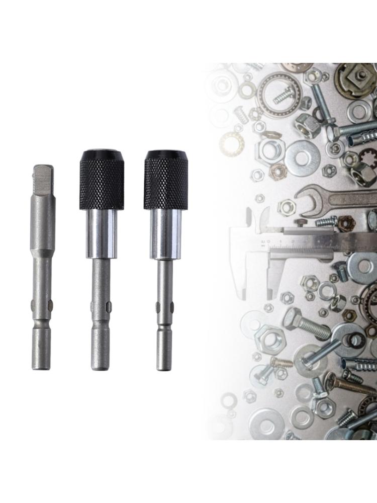 3 ks/sada 801 802 až 1/4 palce Magnetický šroubovák s magnetickým šroubovákem Držák bitů Rychloupínací elektrické vrtací tyčové nástroje