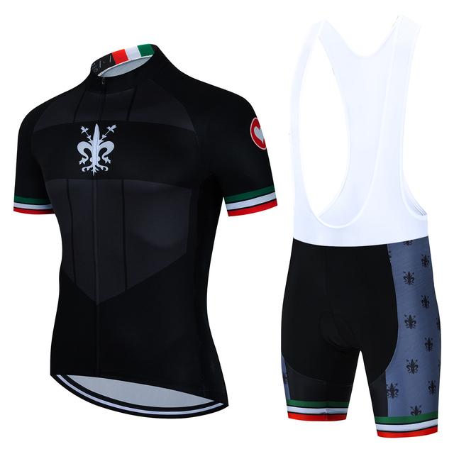 2024 New Team Cycling Bicycle Short Sleeves Maillot Ciclismo Men Cycling Jersey Summer Breathable Cycling Clothing Sets