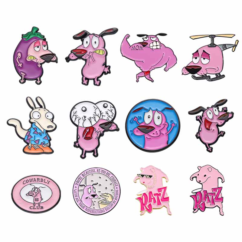 4-19pcs/set Cartoon Anime Characters Enamel Pins Custom Cute Little Monk Brooches Lapel Badges Funny Jewelry Gift for Friends