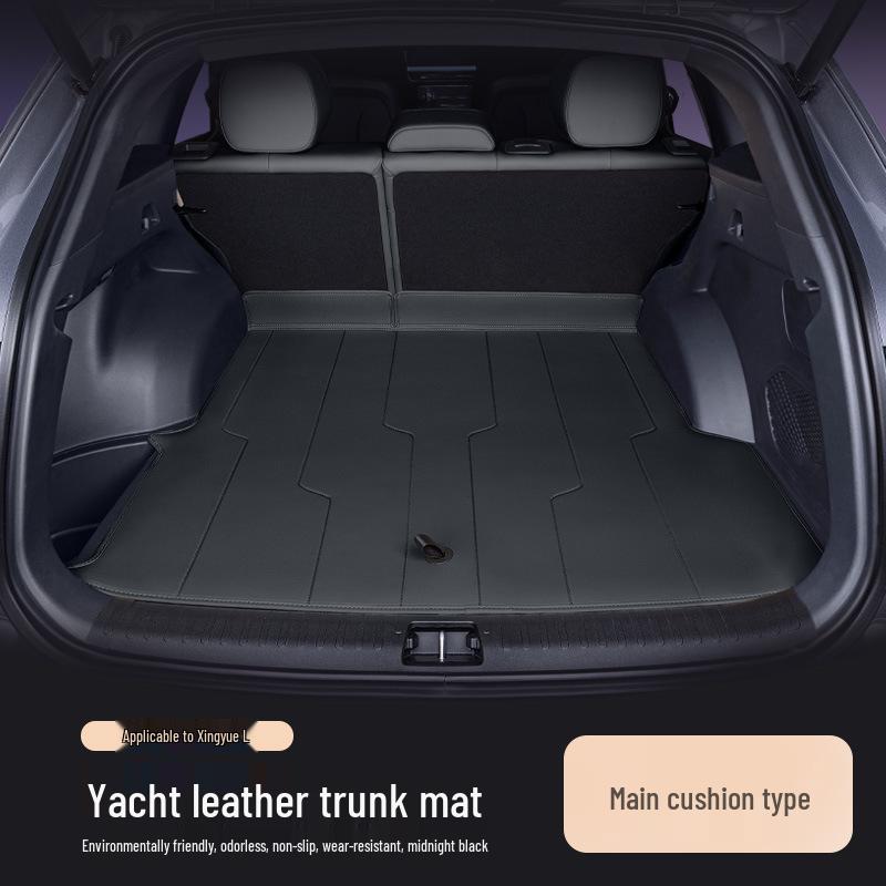 Xingyue L Trunk Mat: Full Coverage for 26 Geely Models, Original Car Color
