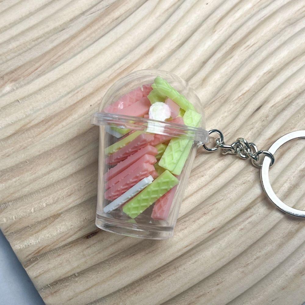Shaker Cup Keychain Charm Bag Pendent New Key Chains  for Keychain Bag