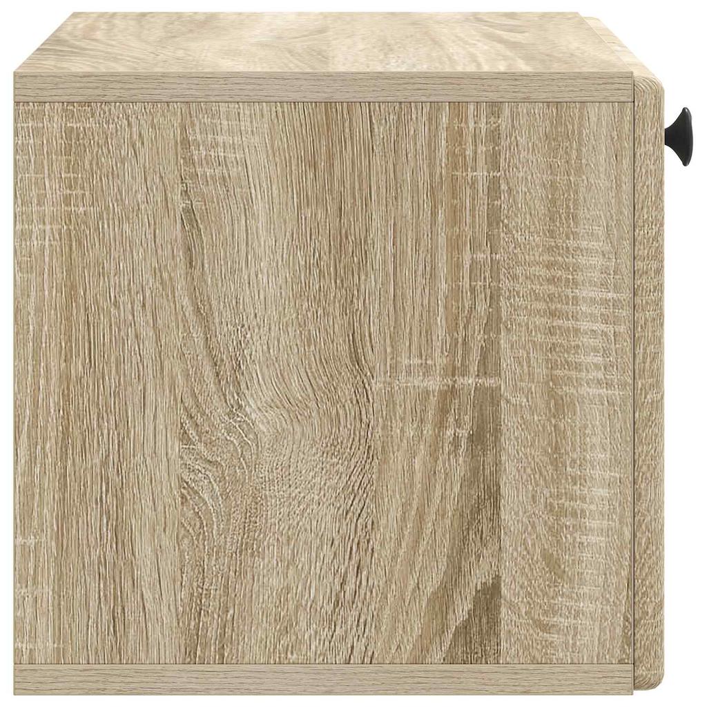 Wall Mounted TV Cabinet 59.5 x 31 x 30 cm Sonoma Oak