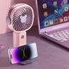USB Rechargeable Pocket Fan Handheld Desk On Fan New Small Fan  Outdoor Summer