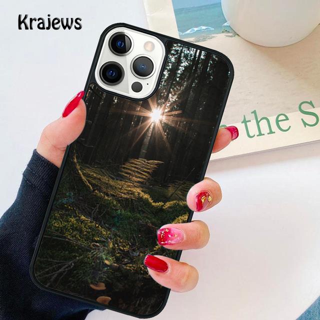 Beautiful Nature Forest Tree soft Phone Case Cover For iPhone 17 Air 16 15 14 plus 12 13 pro max coque Fundas