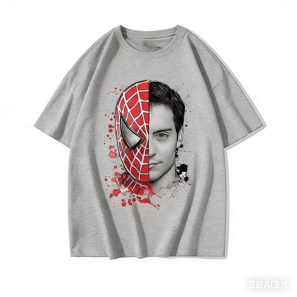 Tobey Maguire SpiderMan T Shirt Men Oversized Short Sleeve Tee Summer Vintage Movie Print Tshirt Streetwear Casual Cotton Tops