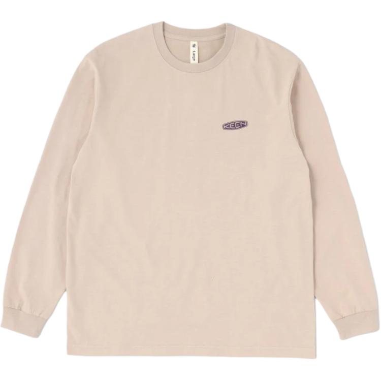 Keen T Shirts Unisex Beige Crew Neck 1031626 L