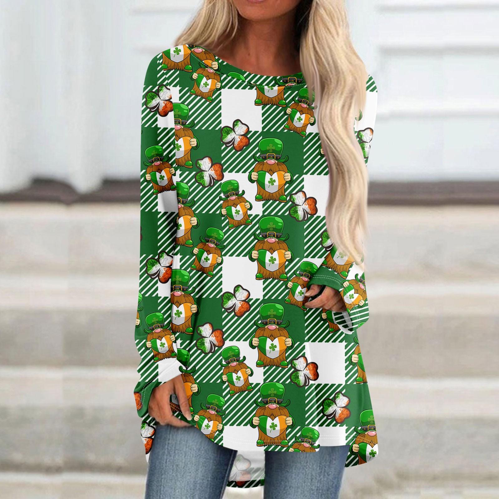 

Женская повседневная модная блузка с цветным принтом и длинным рукавом средней длины L армия зеленый