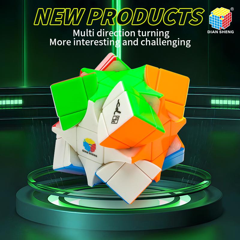 Corner Turning 3x3 Cube Magnetic Stickerless Magico Puzzle Children's Gifts Fidget Professional Toys