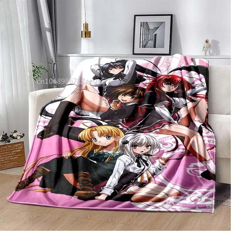 Cartoon Sexy Girl High School DxD Anime 3D Blanket Cover Flannel Blankets for Beds Sofas Warm Bed Sheet Soft Blanket