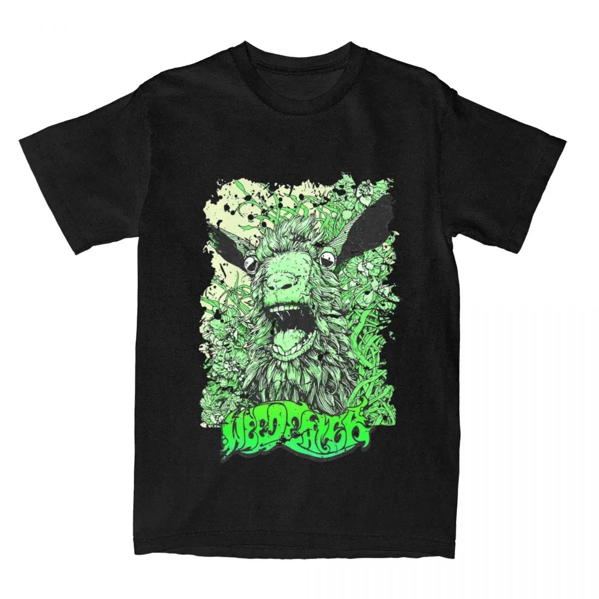 

Мужская Женская Футболка Weedeater Band Одежда Стоунер Метал Хлопковая Футболка Одежда Винтажные Футболки Все Сезоны XXXXXL чёрный