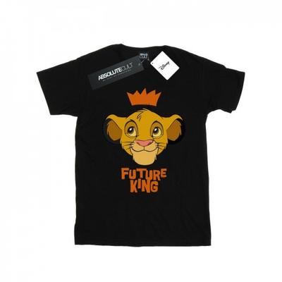 Womens/Ladies The Lion King Simba Future King Cotton Boyfriend T-Shirt
