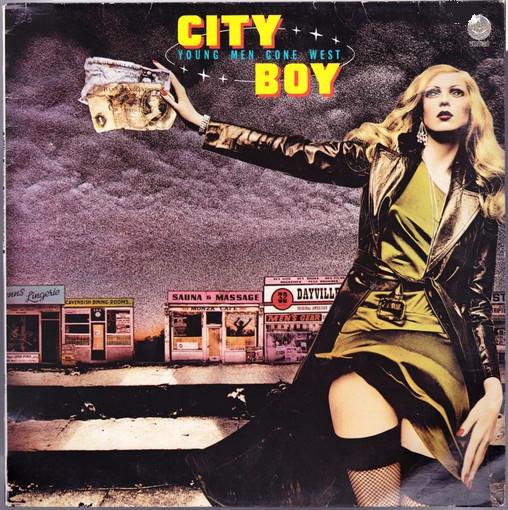 

LP Record CITY BOY Young Men Gone West 6360151 Vertigo 1977 Scandinavi Rock Used