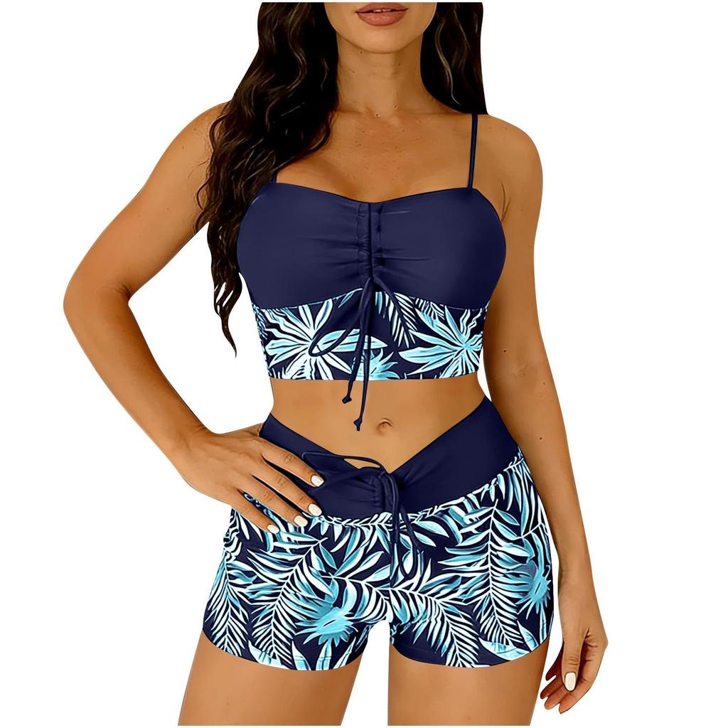 Women's Two-Piece Fashionable Sexy Bikini With Padded Cups And Underwire-Free Swimsuit