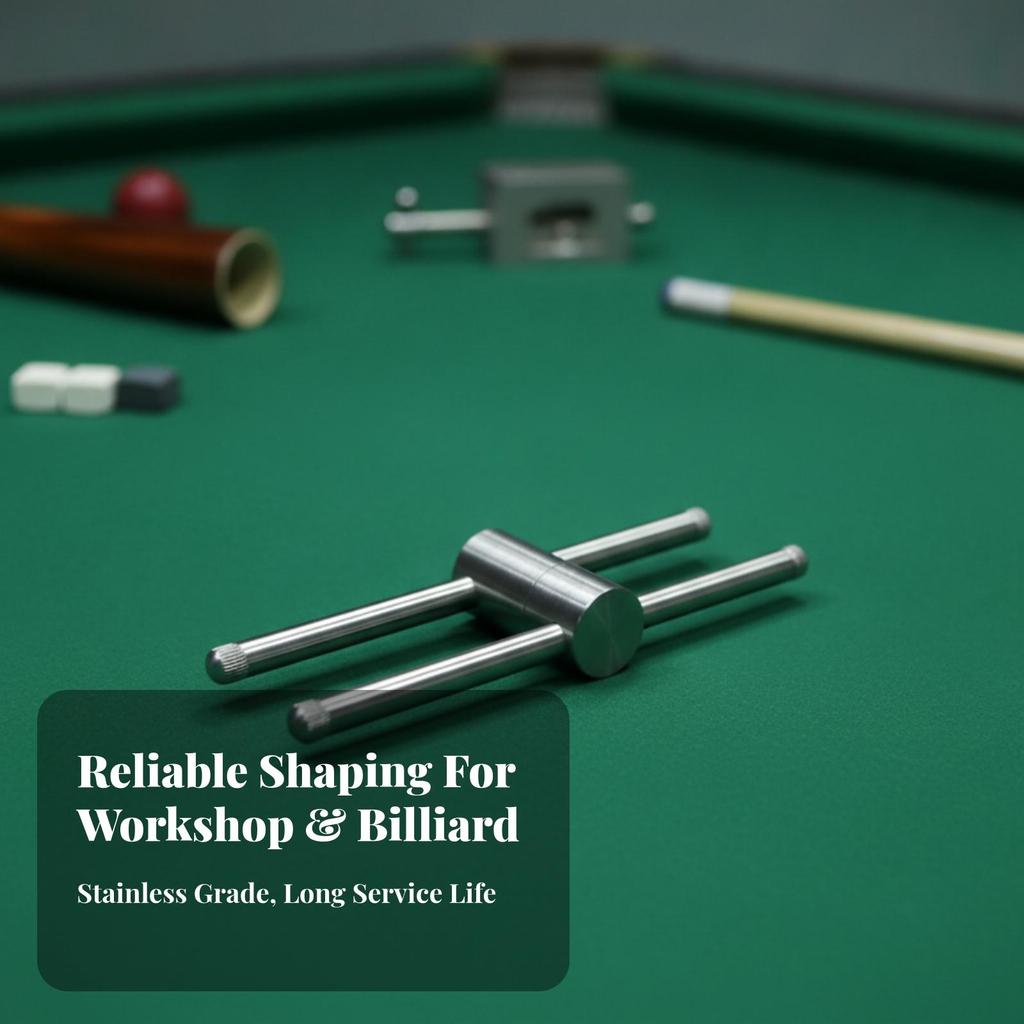 Pressing Tool Resistant Billiard Cue Tip Hassleeffortless