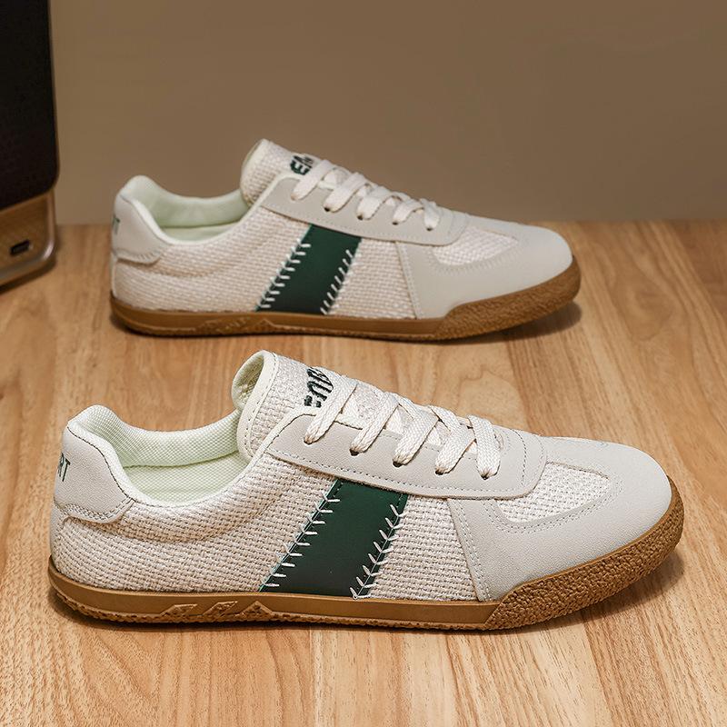 Jarní a letní nová pánská obuv sportovní obuv plátěný svršek pohodlná a měkká trendy běžecká obuv Forrest Gump ležérní pánská obuv